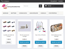 Tablet Screenshot of detailspourinvites.com